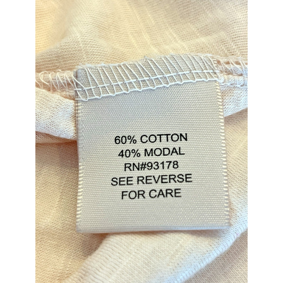 NEW Philosophy Modal Knit Top Women SZ 1X Lace Ruffle Pale Peach Soft Breathable - Picture 8 of 9